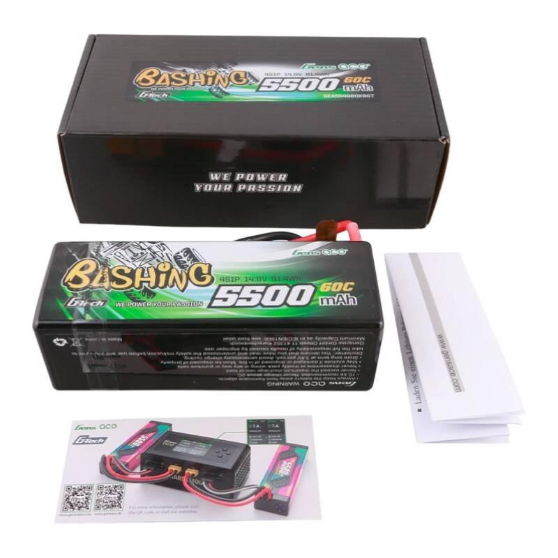 Akumulator Gens Ace G-Tech 5500mAh 4S1P 14.8V 60C HardCase RC Car Lipo