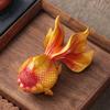 Resin Color-Changing Golden Fish Tea Pet - Handmade Tea Table Decoration