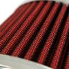3.0inch Cold Air Intake Filter Red Universal Washable Reusable for Sport Racing Car Engine Intake Pipe 76mm High Flow Air Filter