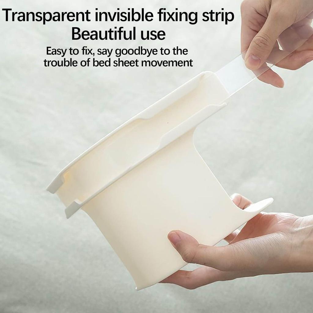 Needle-Free Bed Sheet Fasteners - Invisible Quilt and Bedspread Fixing Clips