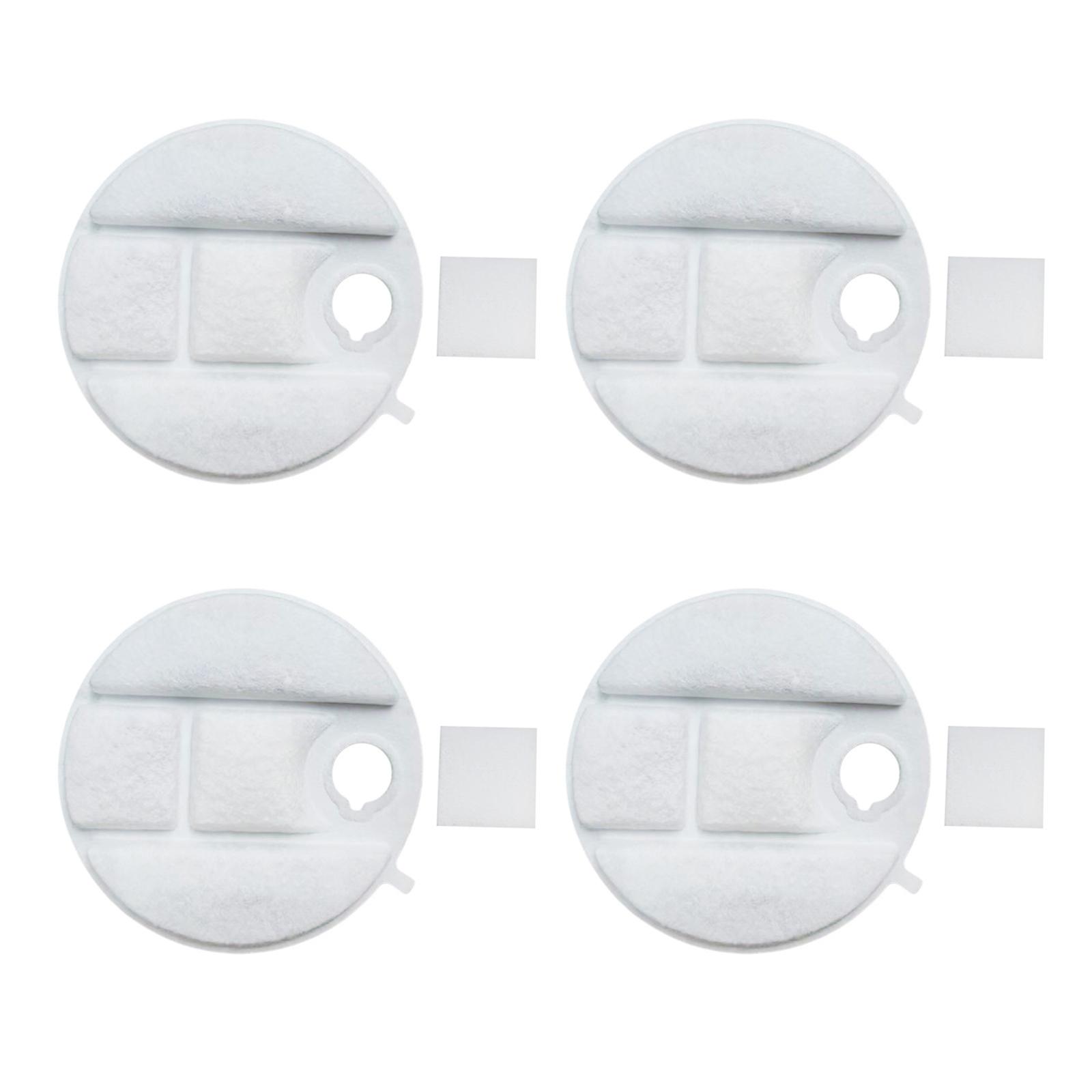 

4 Pack Replacement Filters For Pet Fountain Unique Rectangle Double Filtration Double Filtration Replacement
