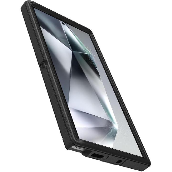 Defender Case for Samsung Galaxy S24 Ultra- Black, Heavy Duty Shockproof Dustproof, Rugged & Durable, with Port Protection, Includes Holster Clip