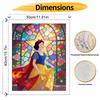 Disney Oil Painting Hand Painting Coloring Painting Handmade Diy Home Decoration Gift Stained Glass Princess