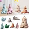 Abstract Sculpture Elegant Yoga  Woman Resin Art Bedroom Living Room Home Decoration
