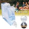3L Outdoor Camping Wassertank Große Kapazität Tragbarer Wasserbehälter mit Wasserhahn Kein Auslaufen Wassereimer für Camping Picknick