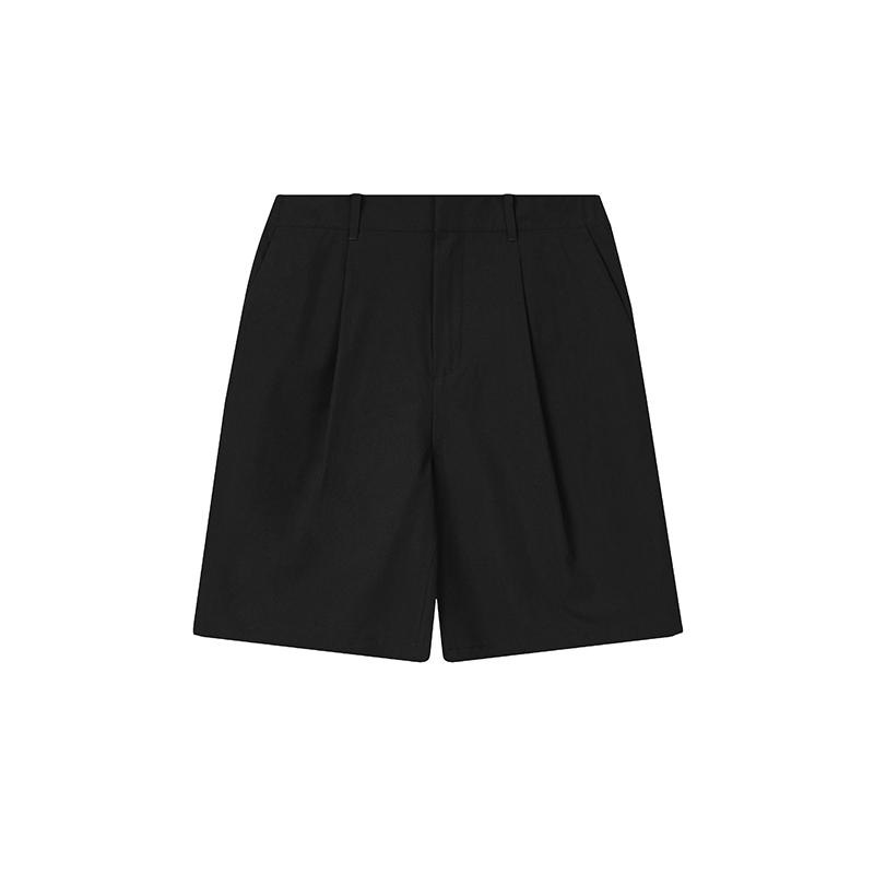 Fila Milano Series Fashion Simple Classic Versatile Comfortable Loose Woven Casual Shorts Men Shorts Black F11M625811FBK