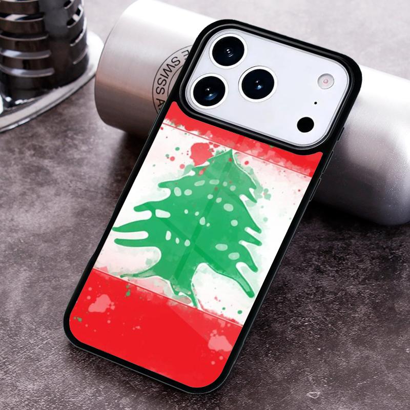 Coque de téléphone Drapeau du Liban pour iPhone 17 16 15 Pro Max Air 14 13 12 11 Plus Housse Capa antichoc