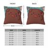 Cute Anime Pink Pig Kwaii Cartoon Square Pillowcase Pillow Cover Cushion Throw Pillow for Home Sofa Living Room