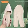 Women's Genuine Leather Non-Slip Breathable Insoles for High Heels - Sweat-Absorbing & Deodorant.