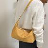 Suede Velvet Women's Large Capacity Crossbody Tote Bag - Winter Solid Color Casual Handbag