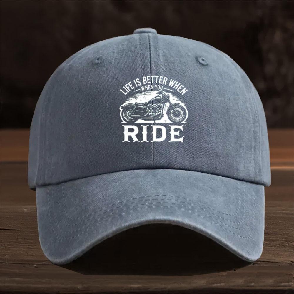 Letter Printed Adjustable Baseball Cap Casual Curved Brim Lightweight Sports Hat