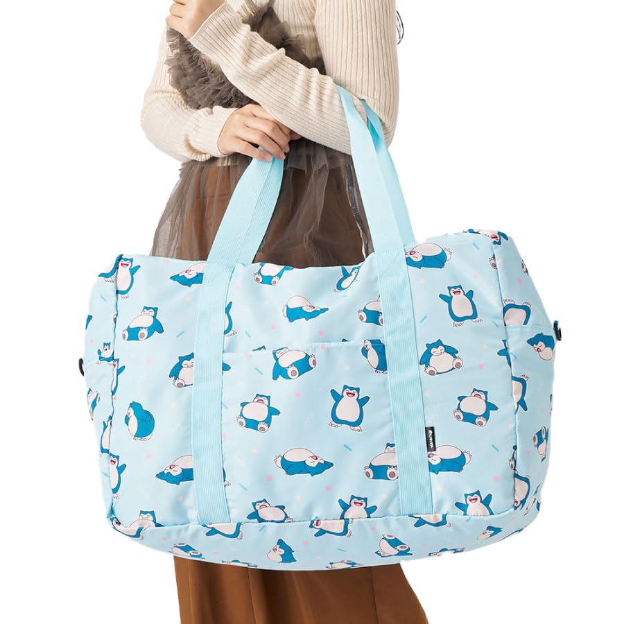 Pokemon Carry-On Bag that can be stored in a pouch, 45L, Snorlax | Pokemon Travel Goods, Travel Supplies, Travel Accessories