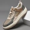 Men's shoes 2025 summer new breathable thin wear-resistant heightening platform shoes youth outdoor trend casual board shoes