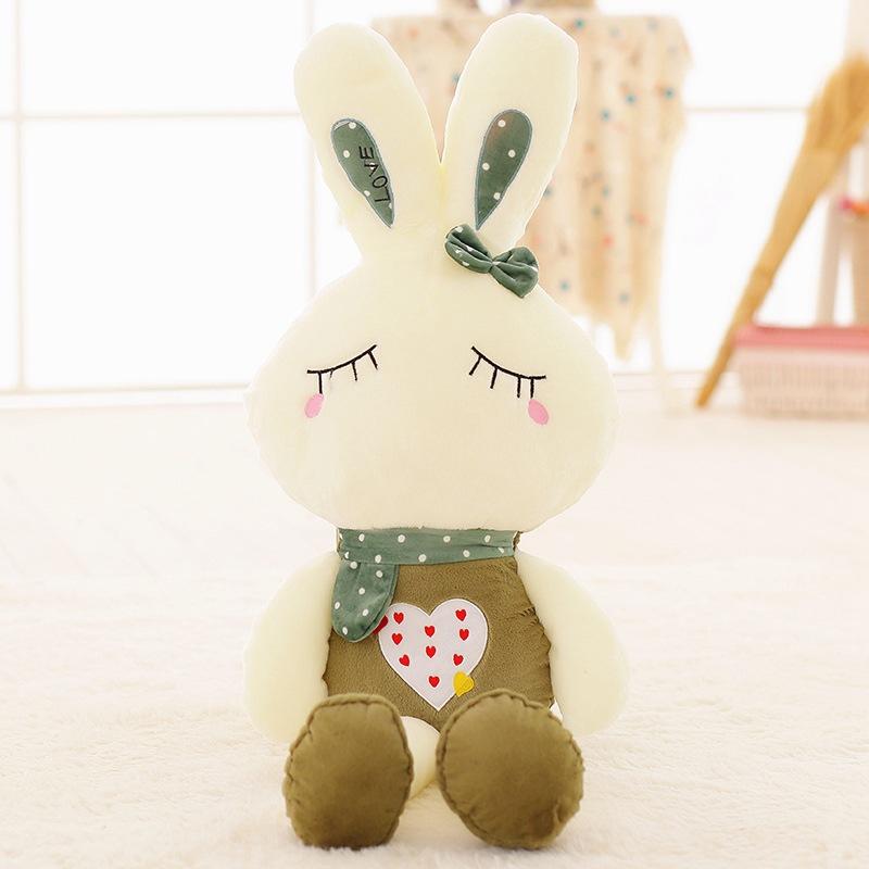 Large cute plush toy fruit rabbit LOVE rabbit doll rice doll company event wedding doll