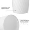 Nordic Style Household Kitchen Trash Can Modern Living Room Bedroom (large Size 12l White) Bin Waste Basket For Round Ash-bin
