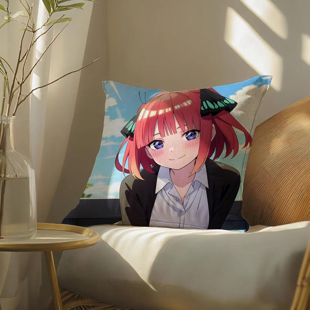 Animegirlninonakano Kissenbezug Kissenbezug, Zweiseitig Bedruckt, Sofakissen, Schlafzimmer Kopfteil