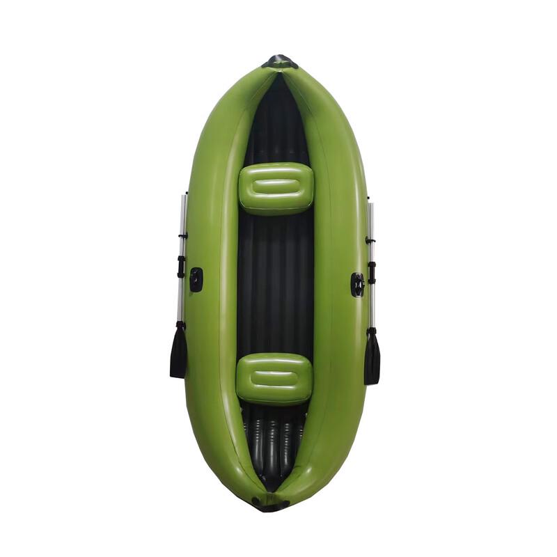 WEZHO Portable PVC Inflatable Kayak and Fishing Boat