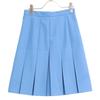 Gucci 633217 Light Blue Medium Pleated Skirt Skirt 36 blueUsed