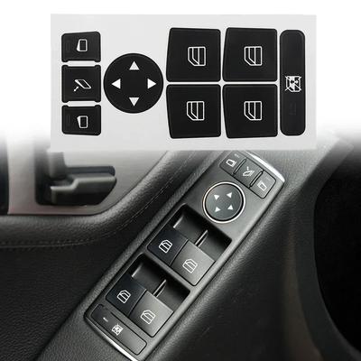 Autoaufkleber Knopf Reparaturaufkleber Für Mercedes Für Benz W204 Innenzubehör Autofensterschalter Knopf Reparaturaufkleber