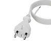 Przewód Przyłączeniowy Kabel Z Wtyczką Prostą 4M 2X1Mm2 Typ E Biały