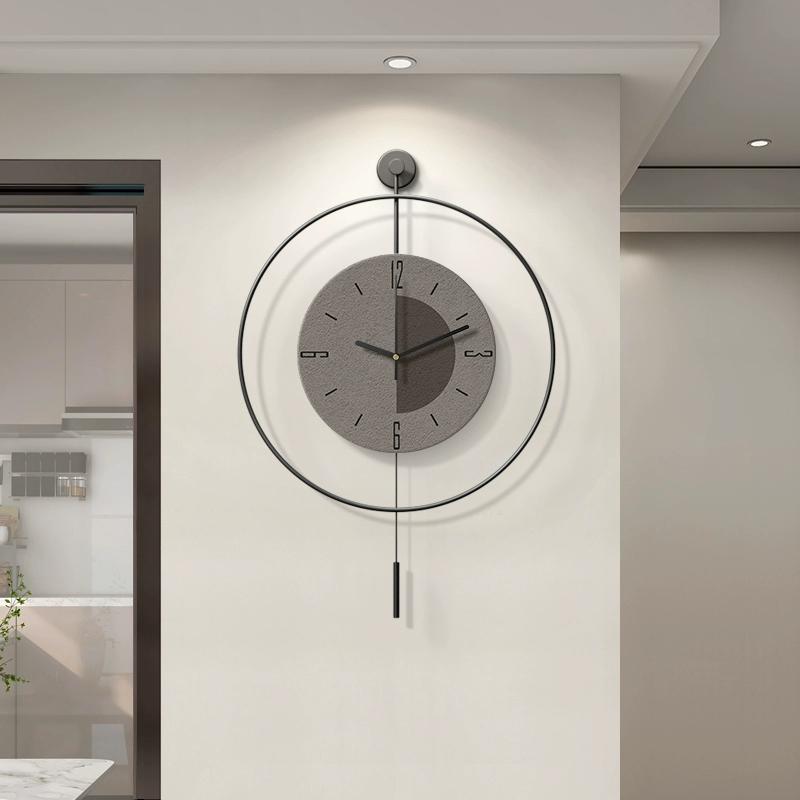 Art Decoration, Non Perforated Wall Clock, Living Room, Minimalist Clock 50CM