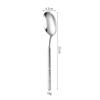 304 Stainless Steel Hammered Handle Cutlery Set: Diamond Pattern Knife, Fork, Spoon