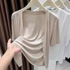 Di Yun Y2K Style Simple Short-Sleeved Women's Shirt - 2026 Spring/Summer Collection