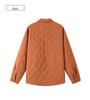 2024 Early Autumn Quilted Lapel Coat - Long Sleeve, Versatile, Slimming, Short Outerwear for Women