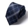 Men'S Tie Business Dress Tie Polyester Groom Wedding Festive Striped 8Cm Tie