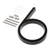 1PC 5 Inch Zinc Alloy Floating House Number Modern Door Plates for Outdoor Mailbox Yard Home Wall Door Garage Gate with Nail Kit