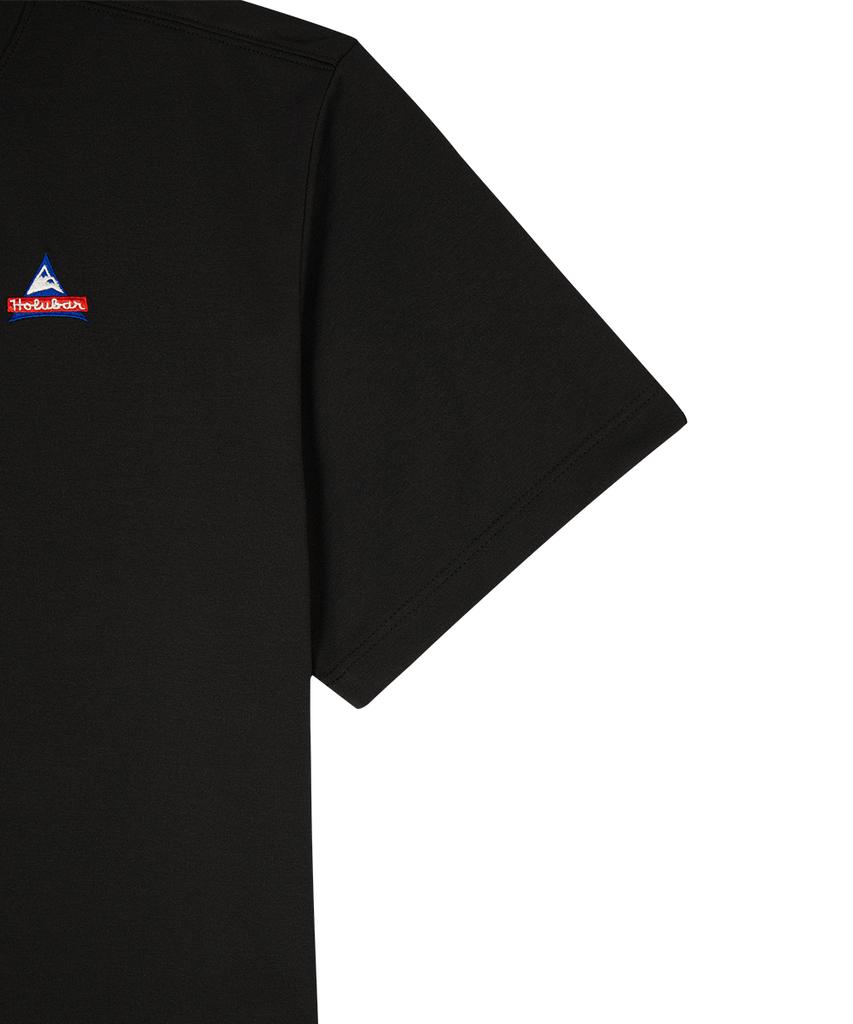 Holluba Lettering Logo T Shirt Black