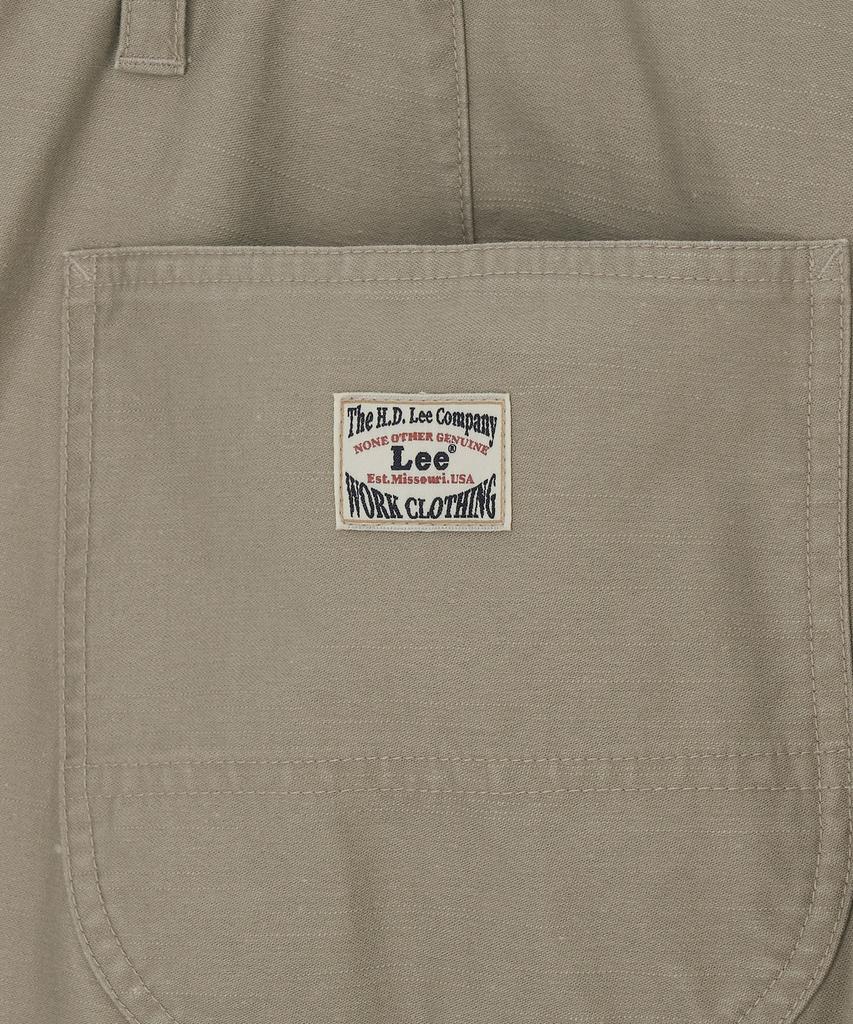 LEE Back Satin Fatigue Pants Beige