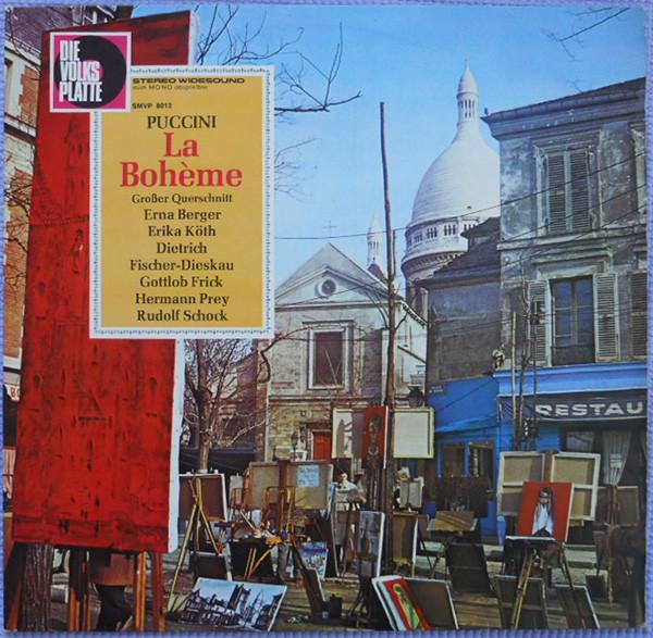 LP Record GIACOMO PUCCINI  La Bohme SMVP8013 Die Volksplatte Germany Classical Used