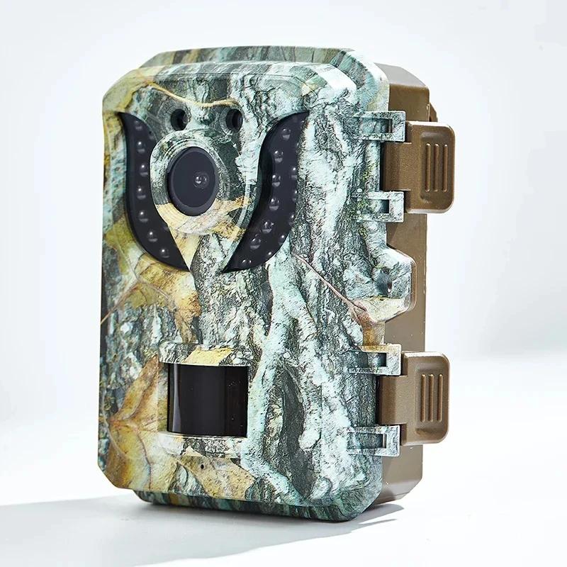 2025 Mini Hunting Camera 16MP 1080P HD Trail Camera Infrared Night Vision Waterproof Motion Activated Photo Animal Observation Camera