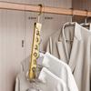 Space Saving Lightweight Garment Rack 6/8 Hooks For Scarves Ties Towels Foldable Storage Solution Closet Essential