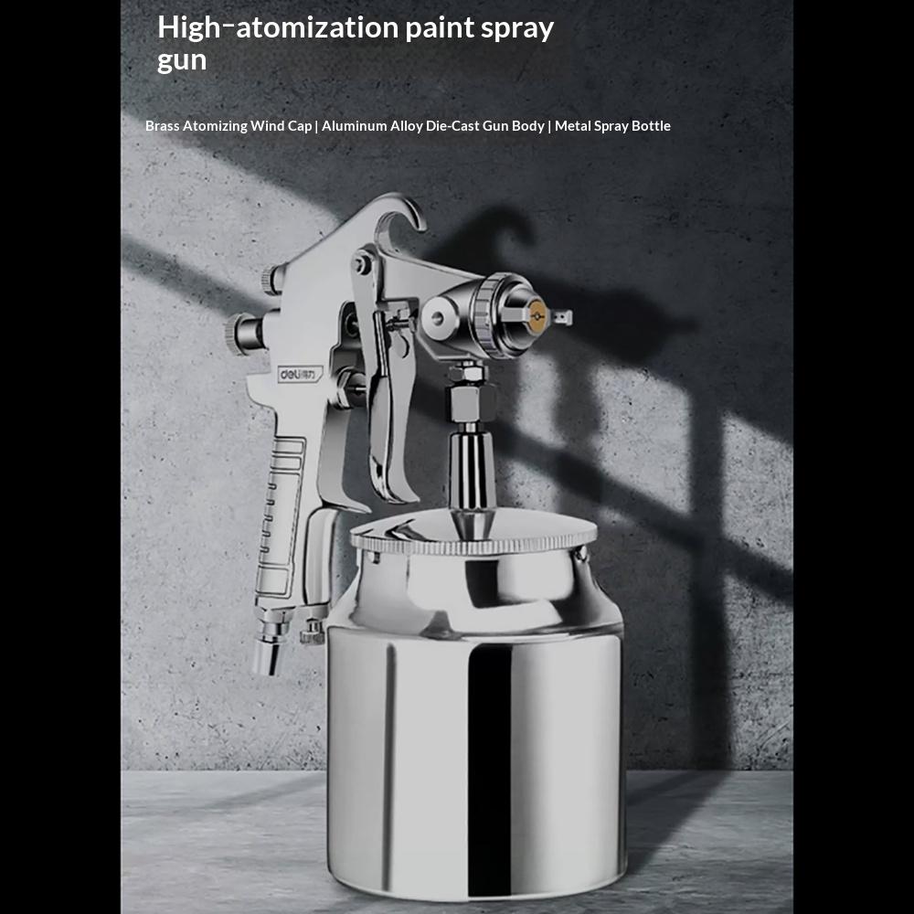 High-efficiency spray gun with fine atomization