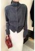 Korean Style High Neck Cashmere Cardigan - Women's Warm, Stylish Solid Color Wool Sweater for Autumn/Winter.