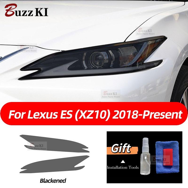 For Lexus ES 300h NX CT GS IS LC LS RX LX570 RC UX GX F Sport Smoked Black TPU Sticker Car Headlight Protective Film