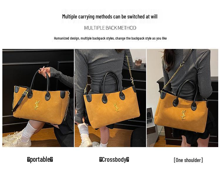 2025 Damen Frosted Handtasche - Große Kapazität Umhänge- & Schultertasche