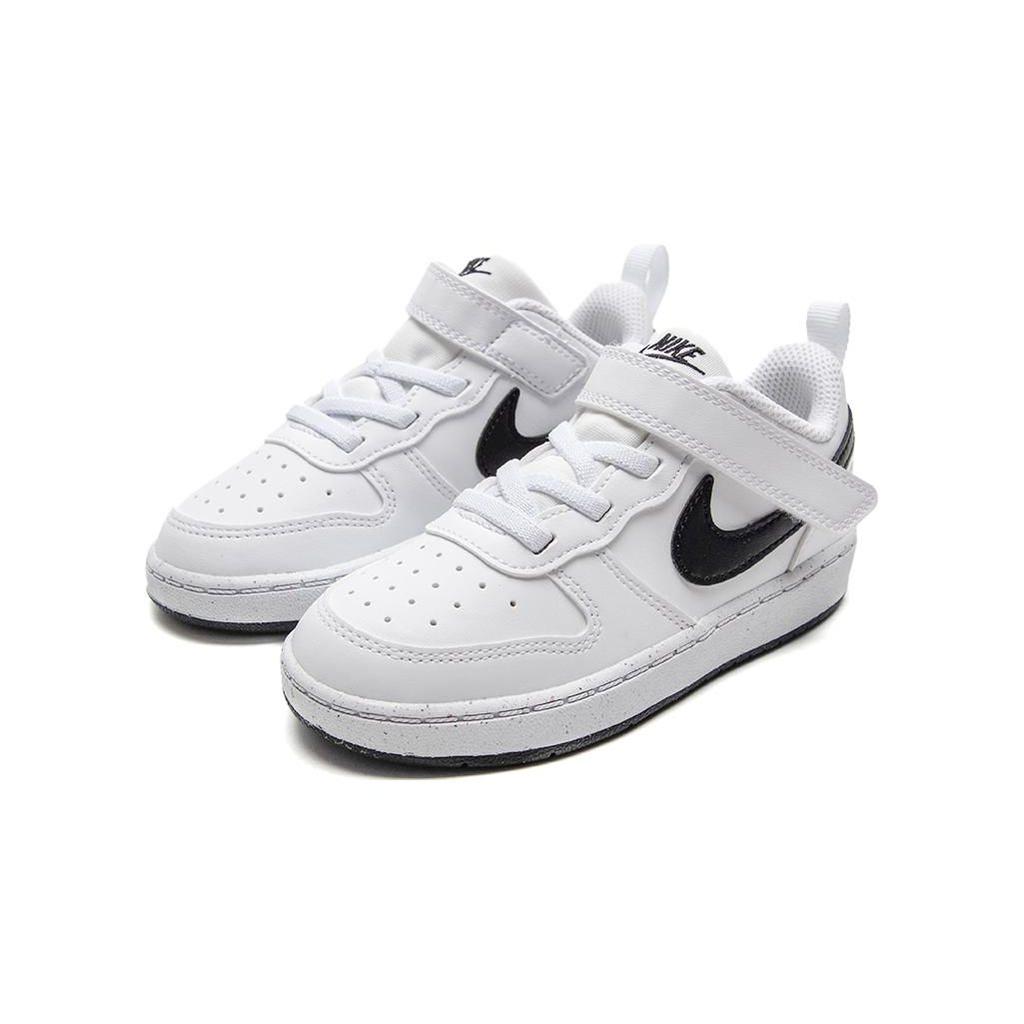 Nike Court Borough Low Recraft TD White Black Baby Sneakers DV5458-104