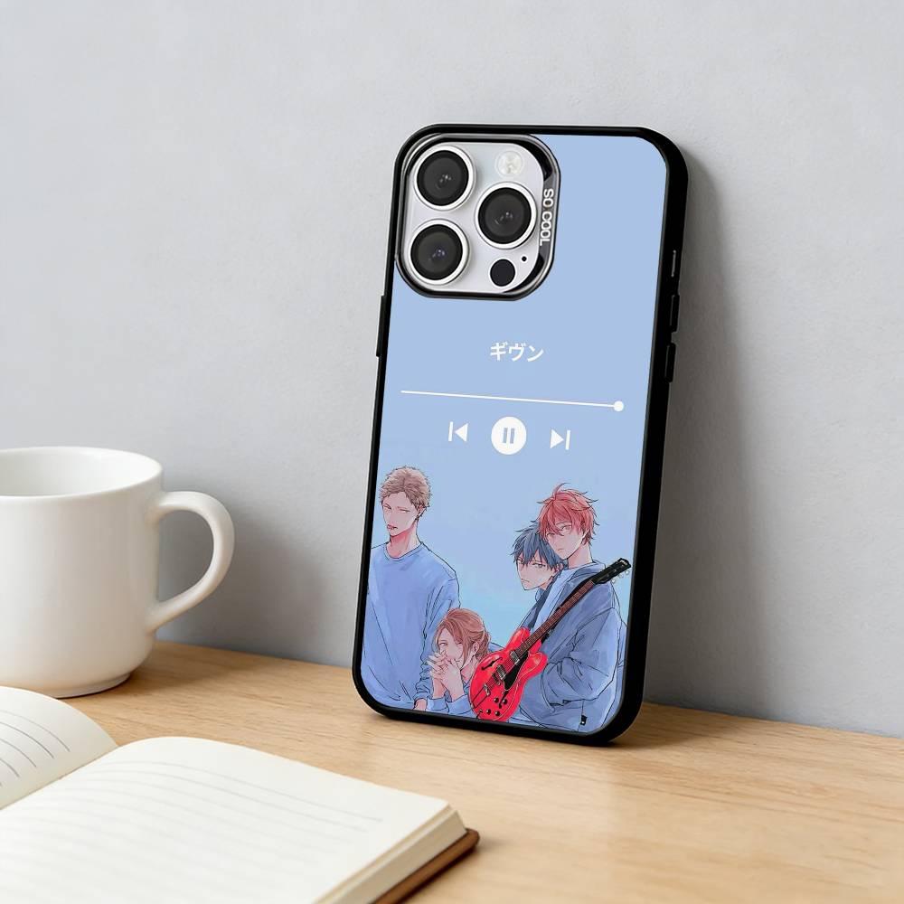 Аниме G-G iven Чехол для телефона для iPhone 17,16,15,14,13,12,11 Plus,Pro Max,XS,Красочный Серебристый Черный Чехол iPhone14Pro