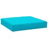 Turquoise Pallet Cushion 60 x 60 x 8 cm Oxford Fabric