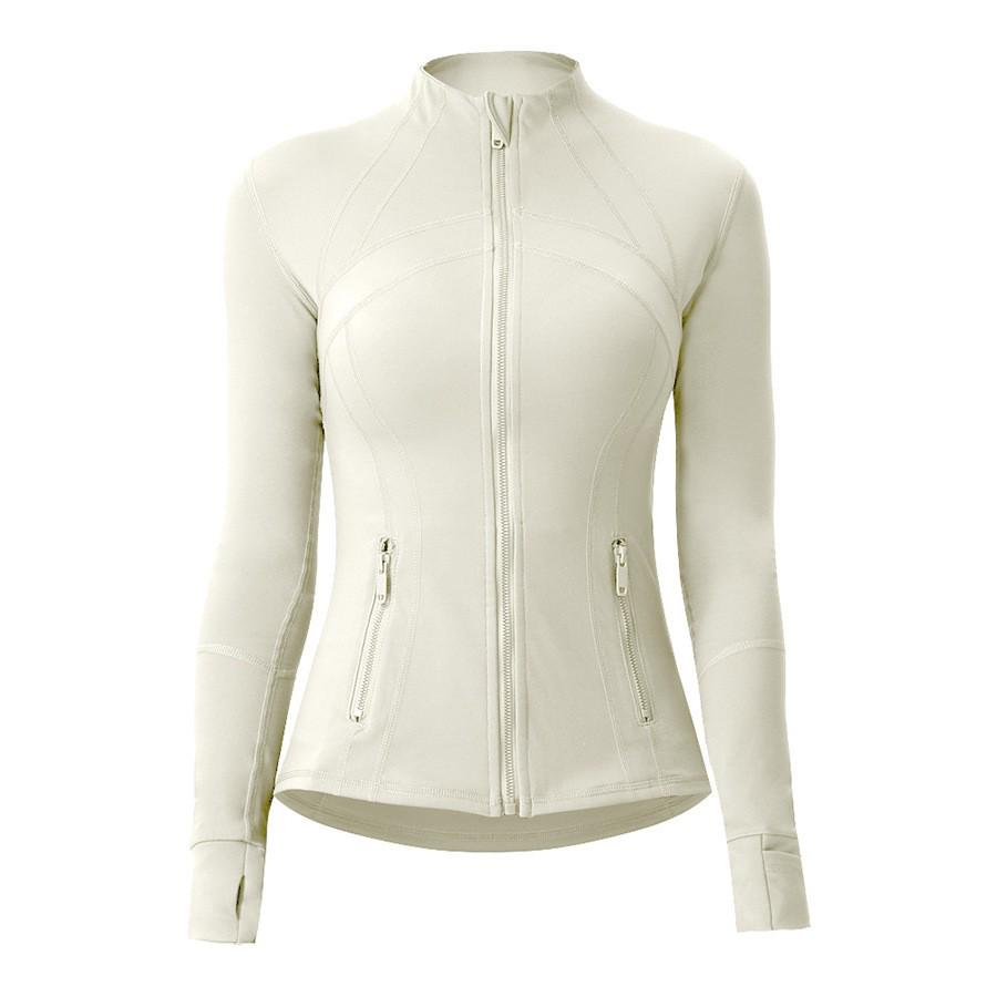 Women's Slim-Fit Double-Sided Brushed Yoga Jacket
