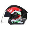 Bailide Helmet 3/4 Half Motorcycle Double Lens Cycling