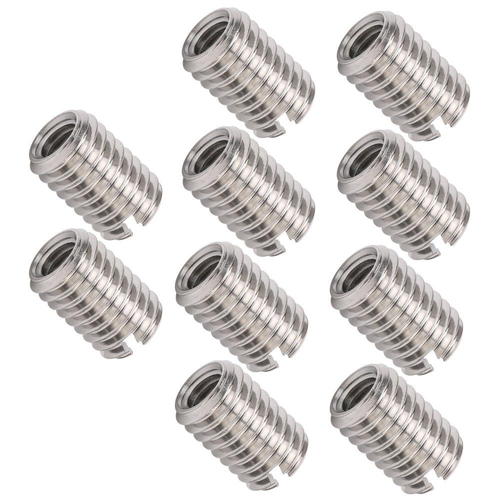 M5 x 0.8mm Pipe Fitting Reducer Adapter Stainless Steel Threaded Insert Sleeve  Repairing