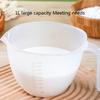Filter Measuring Cup Clear Beating Eggs Liquid Measuring Bowl with Scale Plastic Material Liquid Measuring Glasses