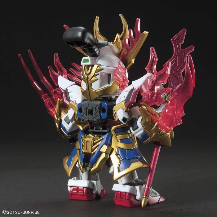 BANDAI SPIRITS SD Gundam Sangoku Souketsuden Zhang Fei God Gundam Color-Coded Plastic Model BAS5056754 Multicolor One Size