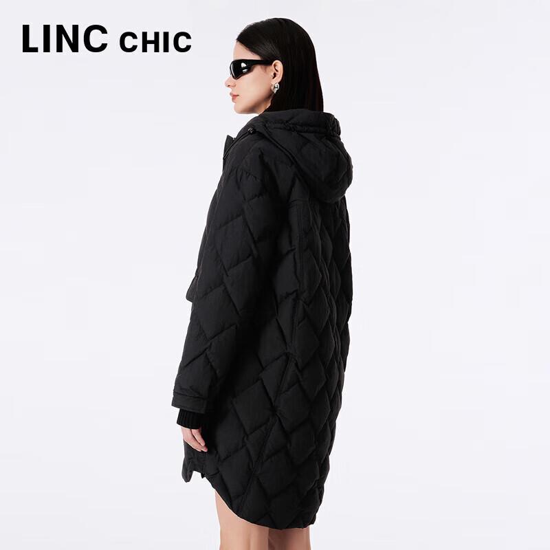 JINYUJIE Women's Hooded Mid-Length Lightweight Down Jacket