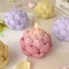 3D Flower Silicone Candle Molds Epoxy Resin Molds for Candle Plaster Decorations, Cake Fondant Chocolate Silicone Molds