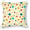 Home Decor Retro Geometric Pattern Digital Print Pillow Covers Pattern Cushion Cover Suitable For Sofa Bedroom Car Pillow Cover